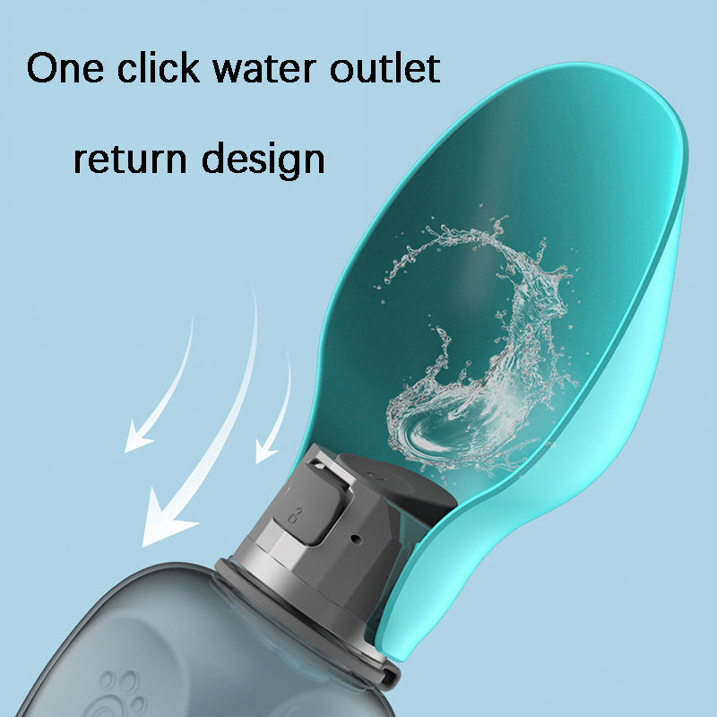 Potable dog water bowl