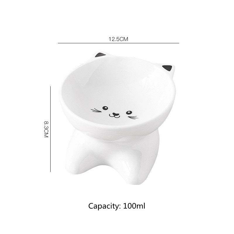 Cat face bowl