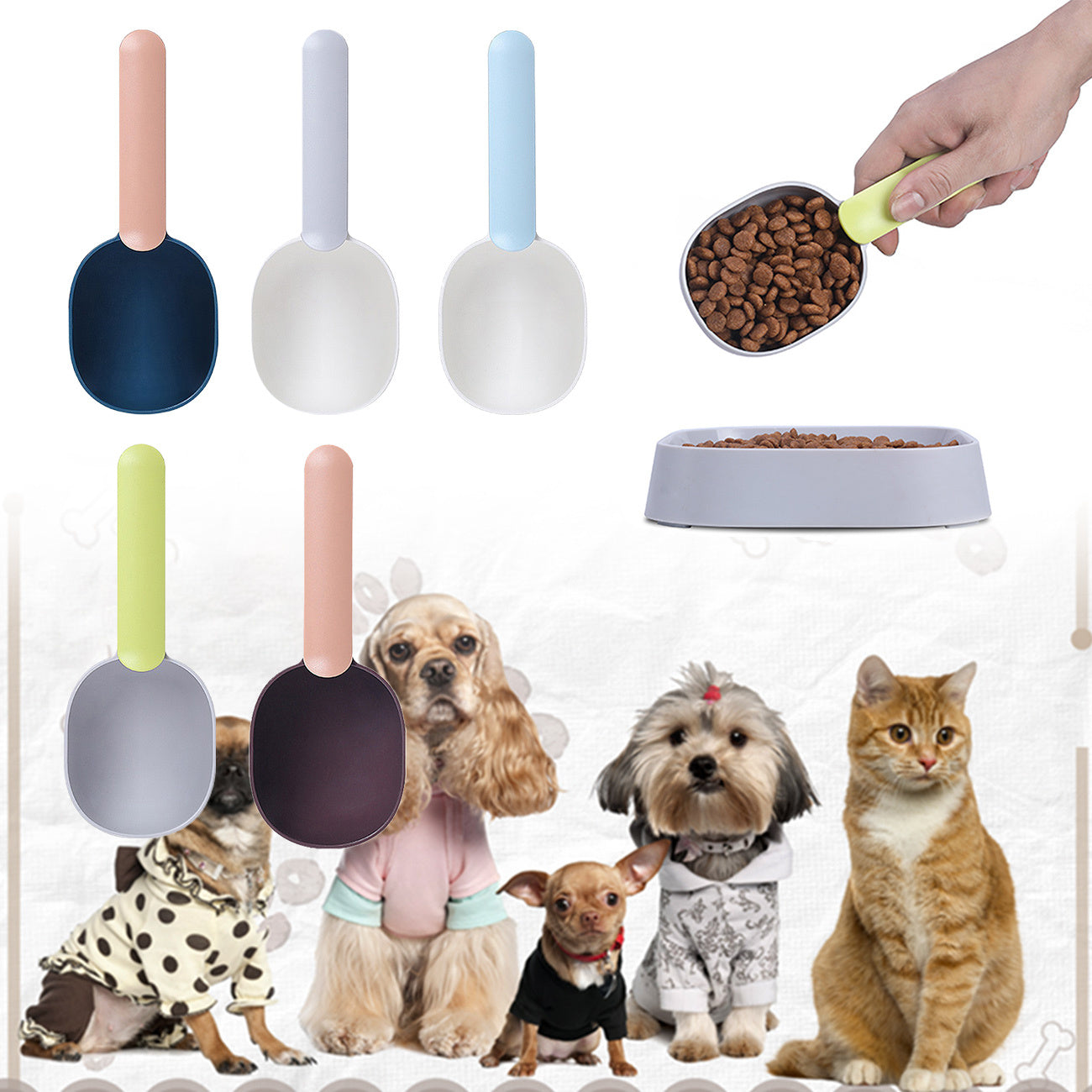 Measuring food scoop