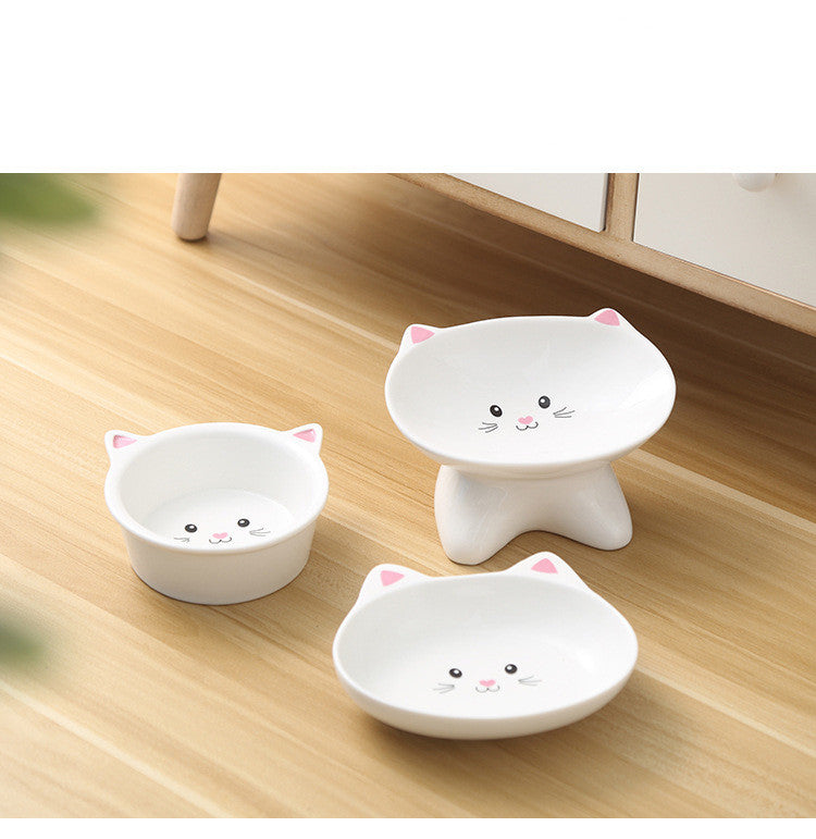 Cat face bowl