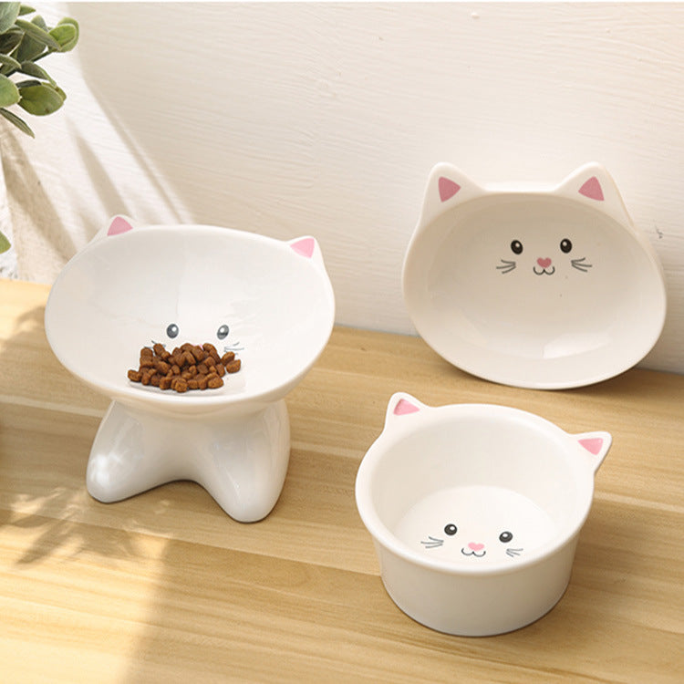 Cat face bowl