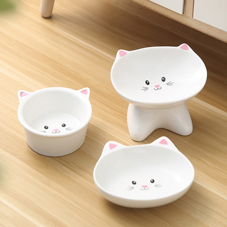 Cat face bowl