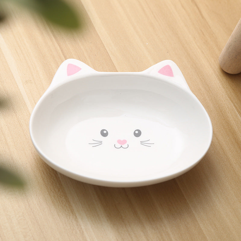 Cat face bowl