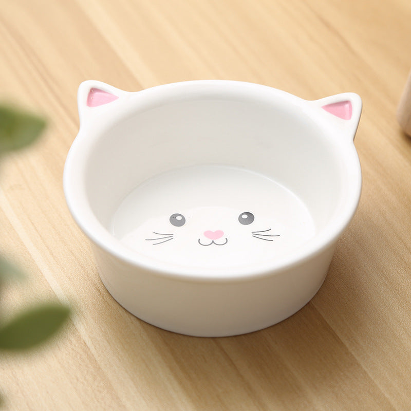 Cat face bowl