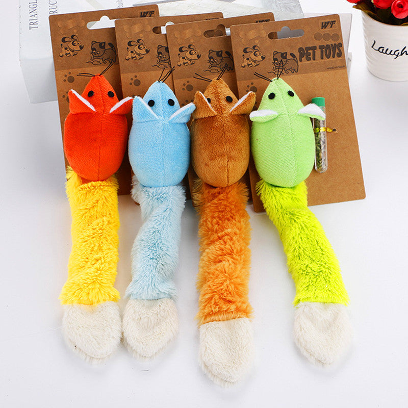 Long tail mouse toys