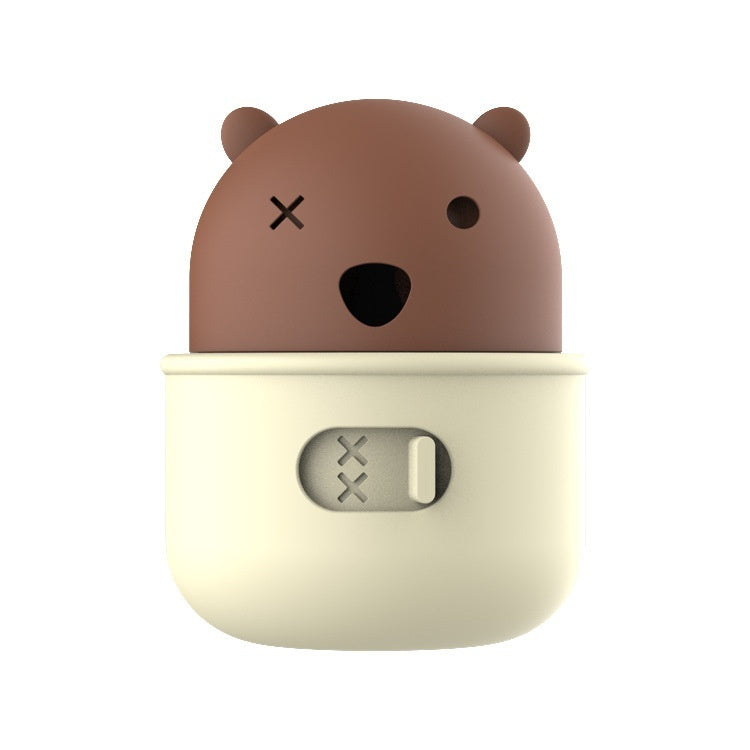 Natural rubber toy ball with leakage food feeder