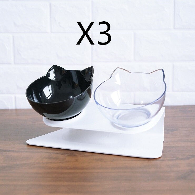 Non Slip double cat bowl