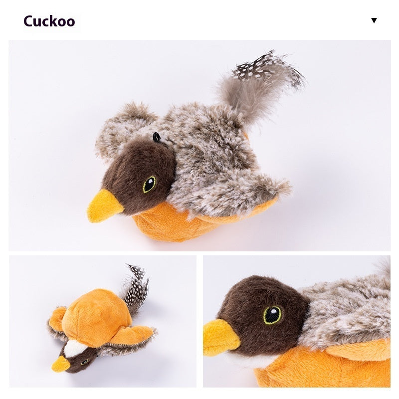 Rechargeable plush cat toy