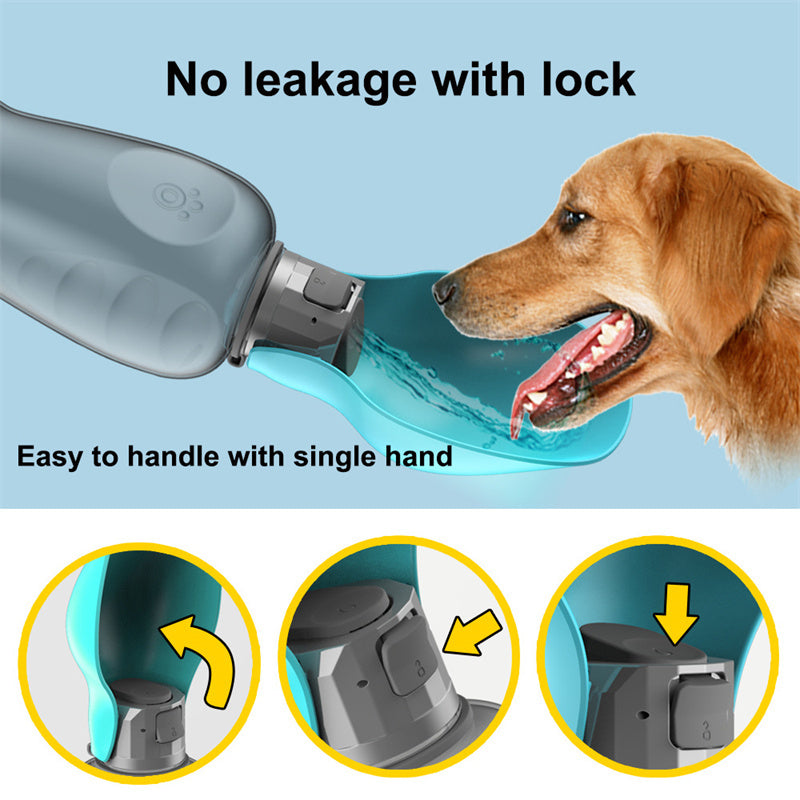 Potable dog water bowl