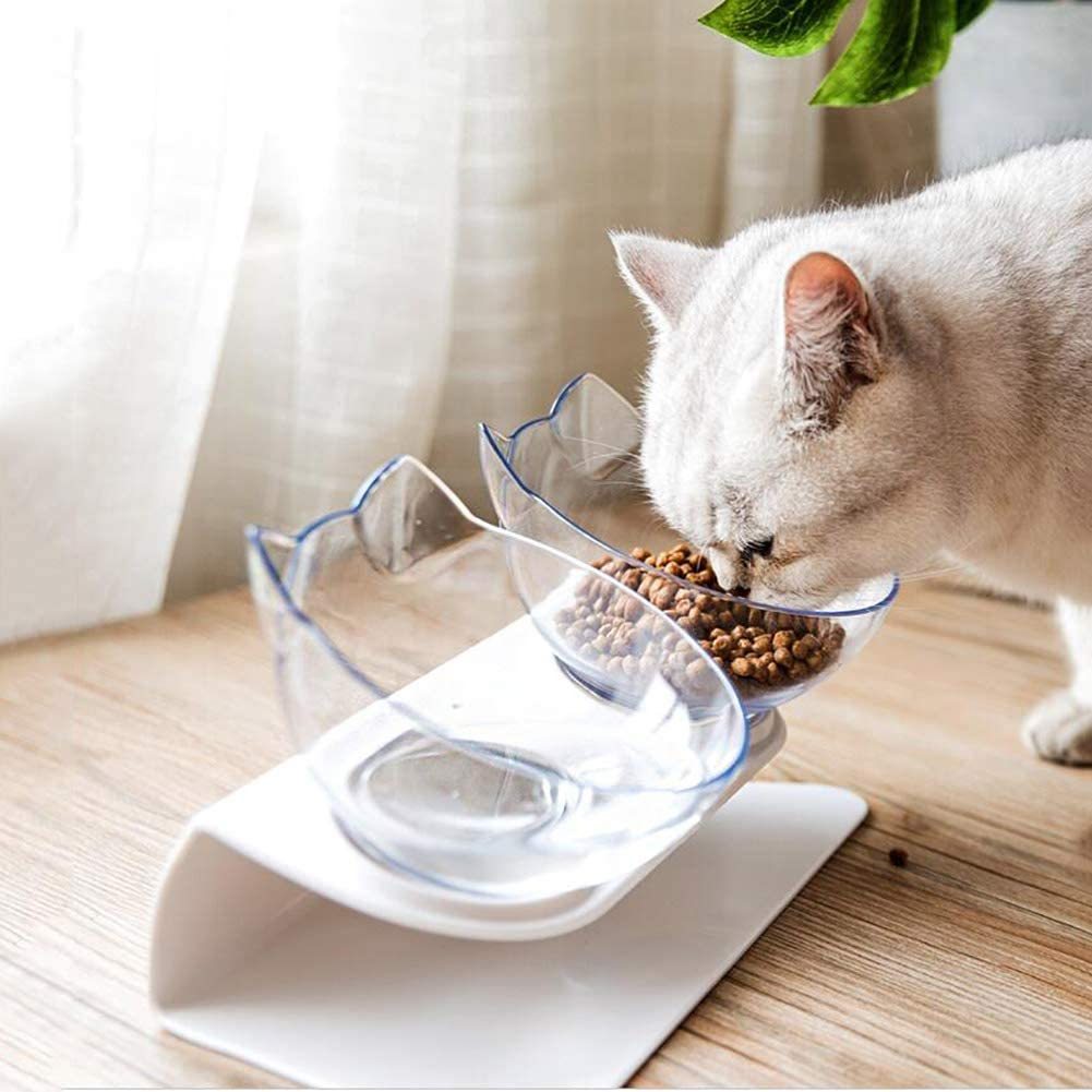 Non Slip double cat bowl