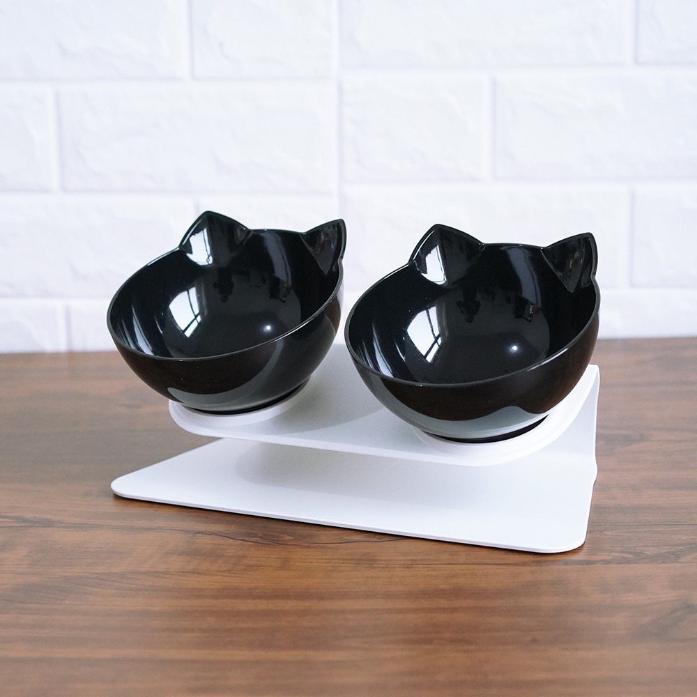 Non Slip double cat bowl