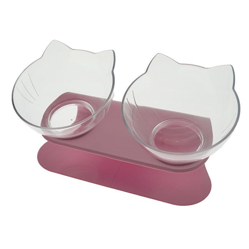 Non Slip double cat bowl