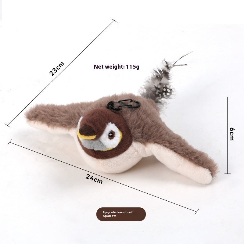 Rechargeable plush cat toy