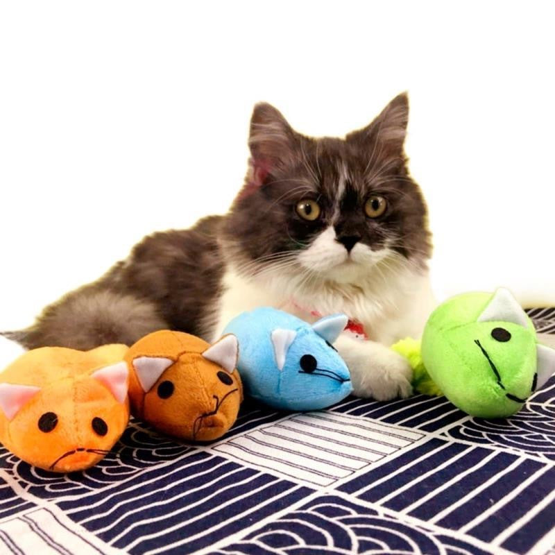 Long tail mouse toys