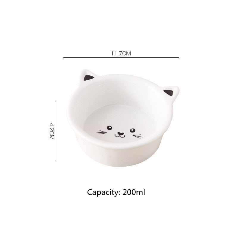 Cat face bowl