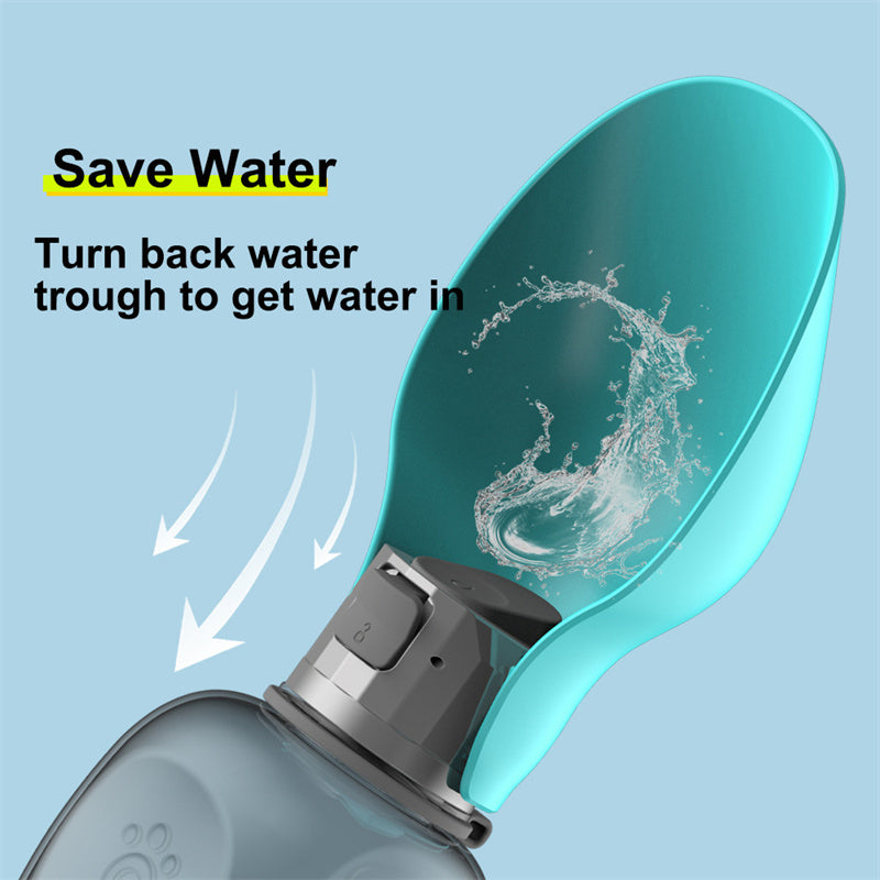 Potable dog water bowl