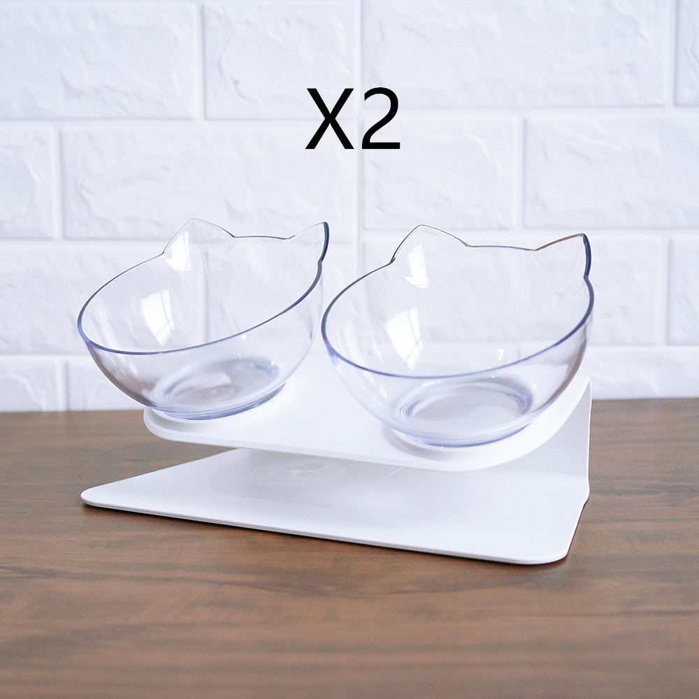 Non Slip double cat bowl