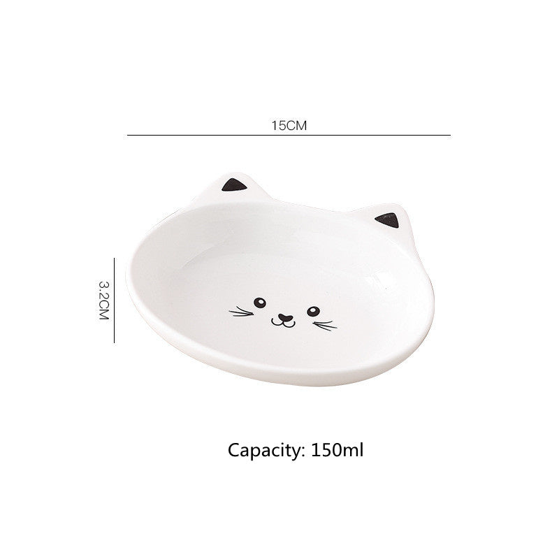 Cat face bowl