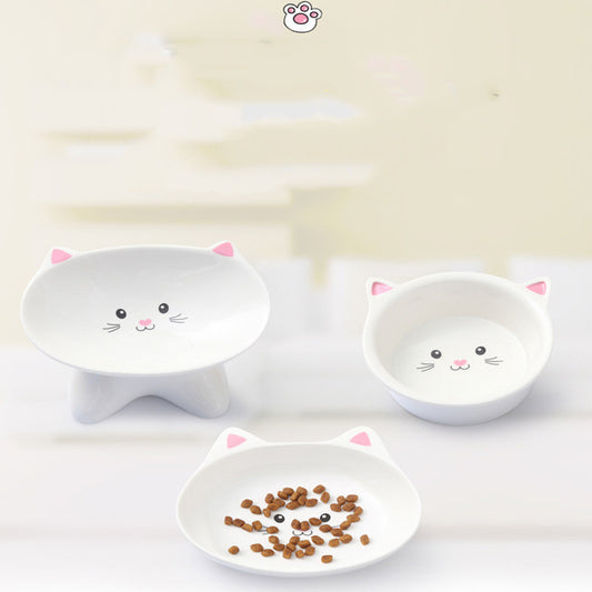 Cat face bowl