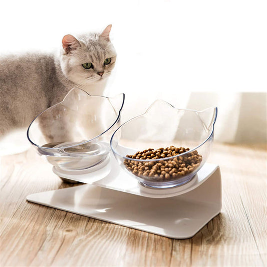 Non Slip double cat bowl
