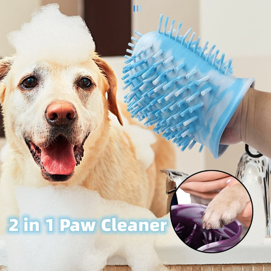 Portable paw cleaner